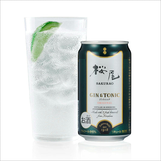 SAKURAO GIN ORIGINAL GIN＆TONIC（桜尾ジントニック缶）