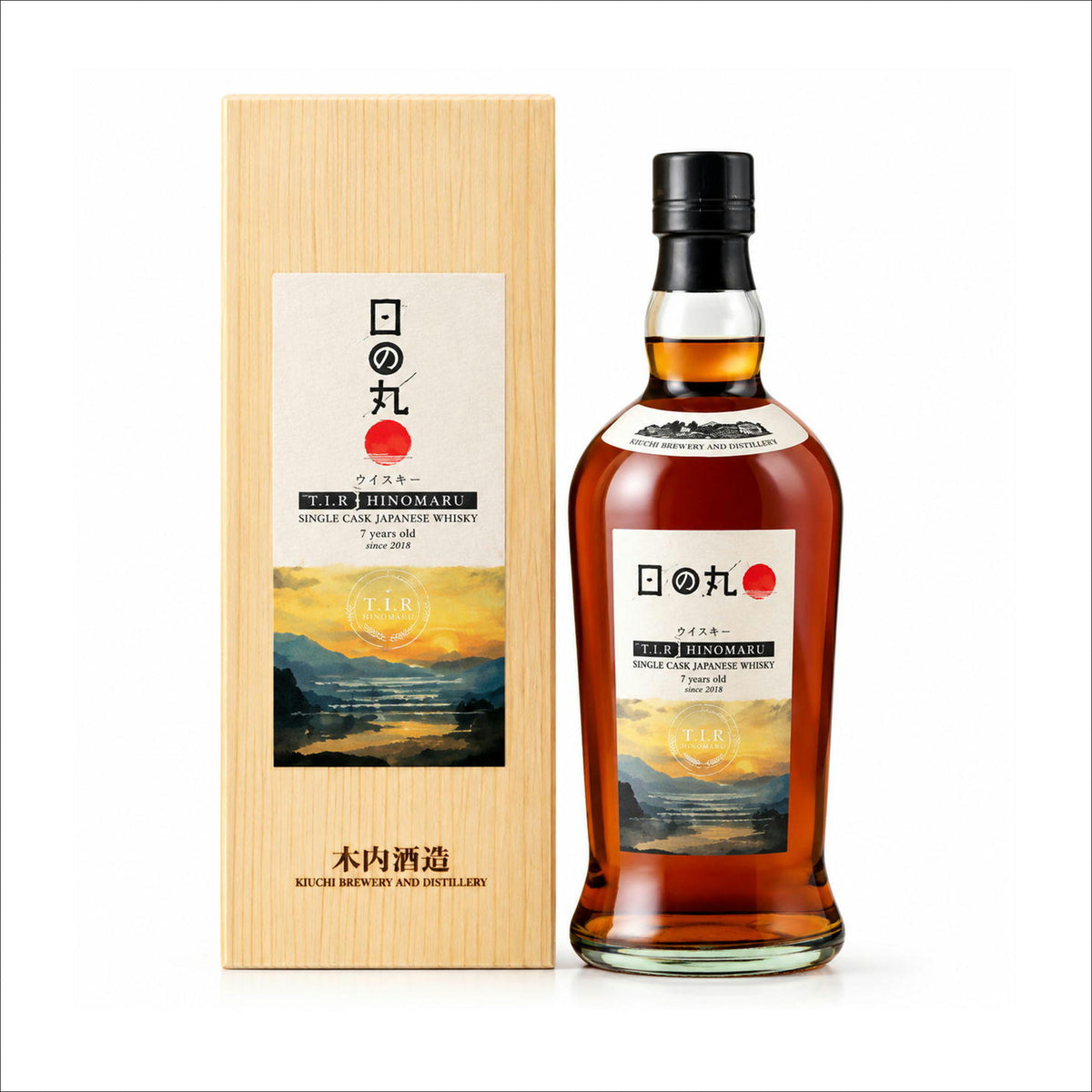 T.I.R 日の丸ウイスキー　HINOMARU SINGLE CASK 7年 2018/2025　　54度　